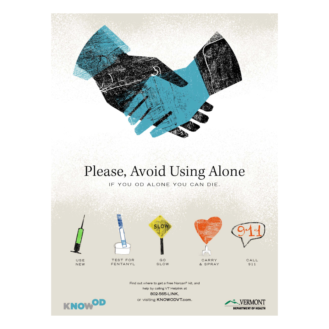 Please Avoid Using vadic.vthelplink.org: Know OD - Please Avoid Using Alone Poster